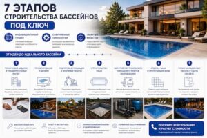 этапы строительства бассейнов